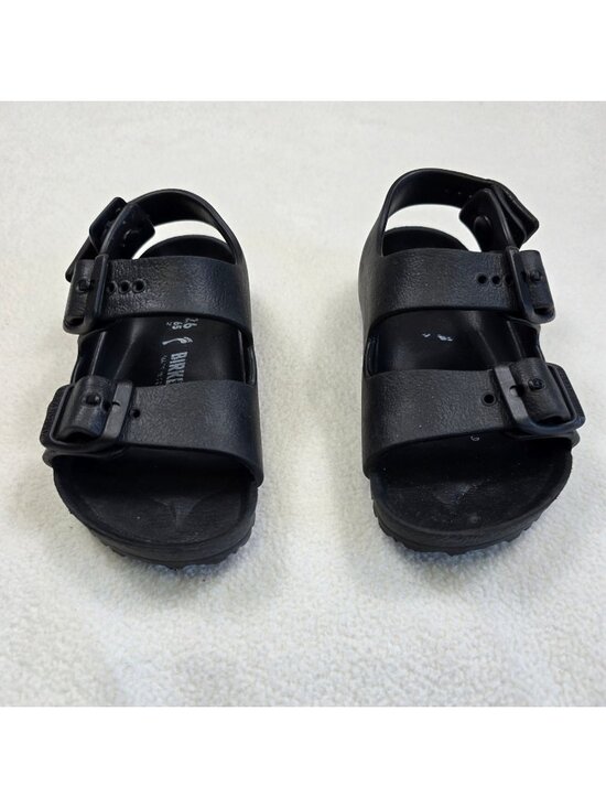 Birkenstock Other - Birkenstock Toddler Size 26 Unisex Sandals Black Double Strap EVA